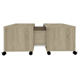 vidaXL Coffee Table Sonoma Oak 75x75x38 cm Chipboard | SKU: 806870 | Barcode: 8720286560716