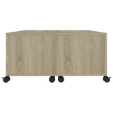 vidaXL Coffee Table Sonoma Oak 75x75x38 cm Chipboard | SKU: 806870 | Barcode: 8720286560716