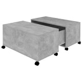 vidaXL Coffee Table Concrete Grey 75x75x38 cm Chipboard | SKU: 806871 | Barcode: 8720286560723