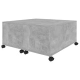 vidaXL Coffee Table Concrete Grey 75x75x38 cm Chipboard | SKU: 806871 | Barcode: 8720286560723