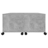 vidaXL Coffee Table Concrete Grey 75x75x38 cm Chipboard | SKU: 806871 | Barcode: 8720286560723