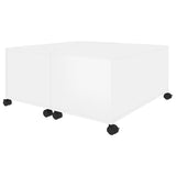 vidaXL Coffee Table High Gloss White 75x75x38 cm Chipboard | SKU: 806873 | Barcode: 8720286560747