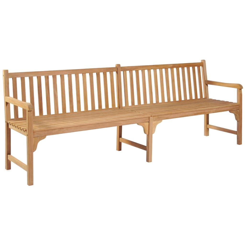 vidaXL Garden Bench 228 cm Solid Teak Wood | SKU: 316624 | Barcode: 8720286597354