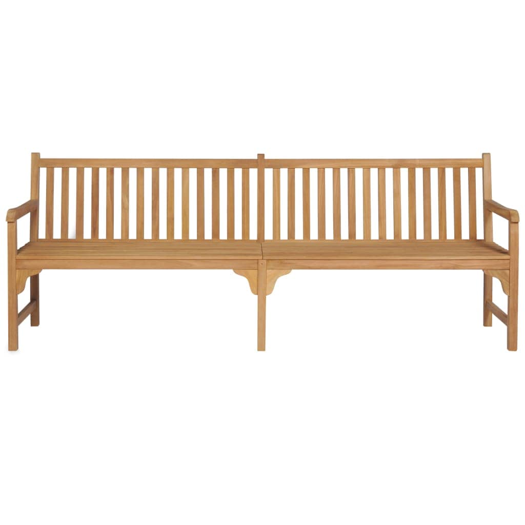 vidaXL Garden Bench 228 cm Solid Teak Wood | SKU: 316624 | Barcode: 8720286597354