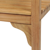 vidaXL Garden Bench 228 cm Solid Teak Wood | SKU: 316624 | Barcode: 8720286597354
