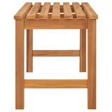 vidaXL Garden Bench 114 cm Solid Teak Wood | SKU: 316626 | Barcode: 8720286597378