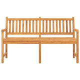 vidaXL 3-Seater Garden Bench with Table 150 cm Solid Teak Wood | SKU: 316631 | Barcode: 8720286597422