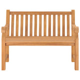 vidaXL Garden Bench 114 cm Solid Teak Wood | SKU: 316638 | Barcode: 8720286597491