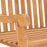 vidaXL Garden Bench 114 cm Solid Teak Wood | SKU: 316638 | Barcode: 8720286597491