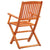 vidaXL Folding Garden Chairs 6 pcs Solid Eucalyptus Wood | SKU: 3087147 | Barcode: 8720286703199