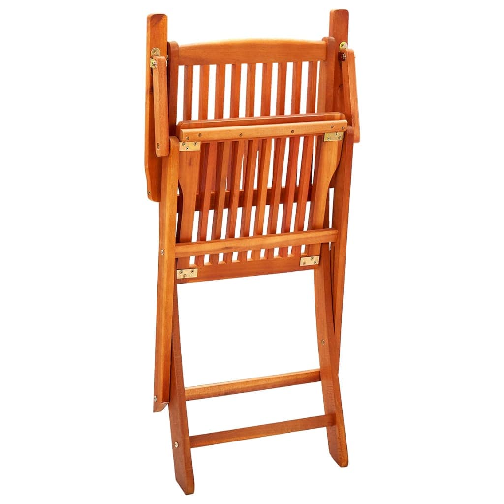 vidaXL Folding Garden Chairs 6 pcs Solid Eucalyptus Wood | SKU: 3087147 | Barcode: 8720286703199