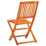 vidaXL Folding Garden Chairs 8 pcs Solid Eucalyptus Wood | SKU: 3087150 | Barcode: 8720286703229
