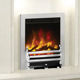 FLARE Beam Maisie 16" Inset Electric Fire With Chrome Finish And Chrome / Black Fret