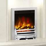 FLARE Beam Maisie 16" Inset Electric Fire In Chrome Finish And Chrome Fret