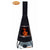 Gardeco Black Cono Steel Chimenea With Stainless Steel Mouth Rim | SKU: CONO-125-SS | Barcode: 5031599034911