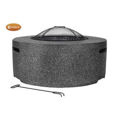 Gardeco Cylinder MGO Firepit In Dark Grey | SKU: CYLO-T | Barcode: 5031599049656