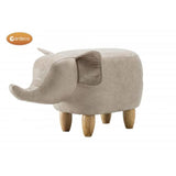 Gardeco Egor The Elephant Leatherette Footstool | SKU: FS-ELE | Barcode: 5031599047164