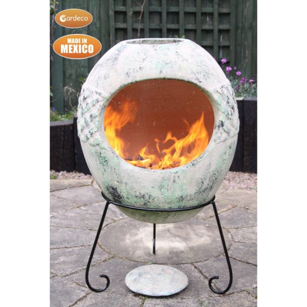Gardeco Haeddyn Celtic Ellipse Mexican Chiminea