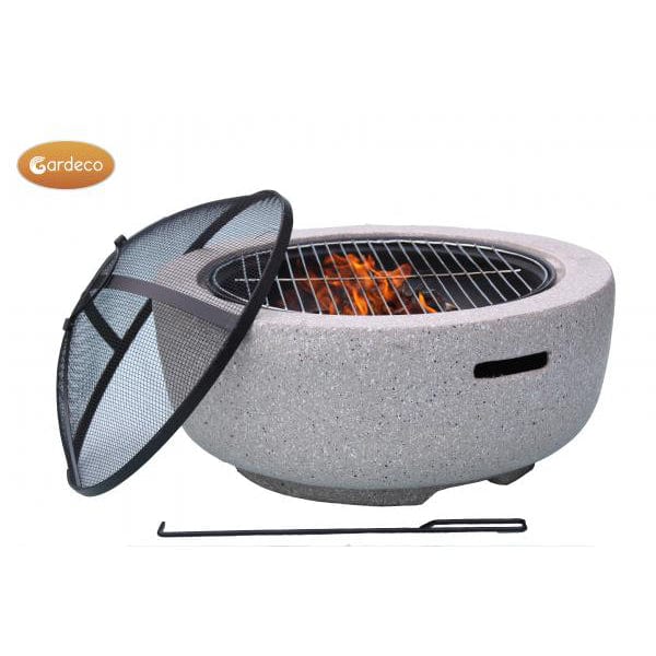 Gardeco Marbella MGO Round Garden Firepit | SKU: Marbella | Barcode: 5031599047386