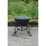 Gardeco Safir Cast Iron Firepit In Bronze | SKU: SAFIR-42 | Barcode: 5031599046907