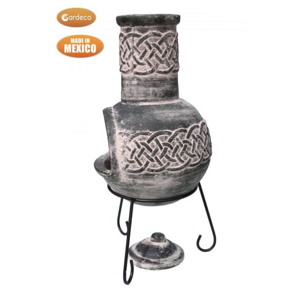 Gardeco Edyth Mexican Chiminea In A Celtic Theme | SKU: C20E.03 | Barcode: 5031599048581