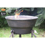 Gardeco Safir Cast Iron Firepit In Bronze | SKU: SAFIR-42 | Barcode: 5031599046907