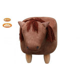 Gardeco Henry The Horse Chestnut Velvet Footstool | SKU: FS-HORSE | Barcode: 5031599048765
