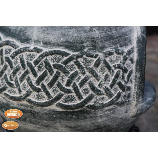 Gardeco Edyth Mexican Chiminea In A Celtic Theme | SKU: C20E.03 | Barcode: 5031599048581