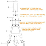 Assembly Instructions For Cono Chimenea | SKU: CONO-125-SS | Barcode: 5031599034911