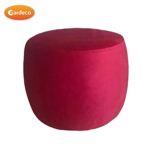 Gardeco Red Round Footstool | SKU: FS-CONFETTI-R | Barcode: 5031599050362