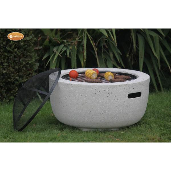 Gardeco Marbella MGO Round Garden Firepit | SKU: Marbella | Barcode: 5031599047386