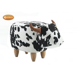 Gardeco Lulu The Black & White Cow Footstool | Product code: FS-COW-S | Barcode: 5031599047188