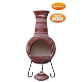 Gardeco Extra Large Anillos Clay Chimenea In Red | SKU: C9A.02 | Barcode: 5031599049458