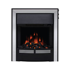 FLARE 16" Vitesse Inset Electric Fire In Brushed Steel Finish