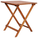 Table From VidaXL Solid Acacia Wood 3 Piece Folding Bistro Set N3 | SKU: 44015 | UPC: 8718475609414