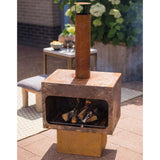 RedFire Jersey Rust Steel Outdoor Fireplace | SKU: 411819 | UPC: 8718801855546