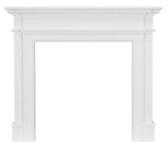 Ekofires 7050 White Painted Wooden Fireplace Surround 48 Inch