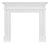 Ekofires 7050 White Painted Wooden Fireplace Surround 48 Inch