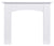 Ekofires 7090 White Wooden Fireplace Surround 51 Inch