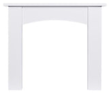 Ekofires 7090 White Wooden Fireplace Surround 51 Inch