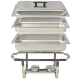 VidaXL Stainless Steel 2 Piece Chafing Dish Set | SKU: 50528 | UPC: 8718475508755 | Weight: 9.5kg