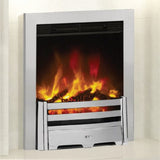 FLARE Beam Echo 16" Inset Electric Fire In Chrome Finish With Chrome Fret