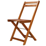 Chair From VidaXL Solid Acacia Wood 3 Piece Folding Bistro Set N3 | SKU: 44015 | UPC: 8718475609414