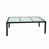 Table Of VidaXL Black Poly Rattan 9 Piece Outdoor Dining Set With Cushions | SKU: 43126 | UPC: 8718475506898