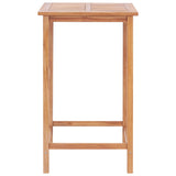 Bar Table From VidaXL 3 Piece Solid Teak Wood Bar Set | SKU: 44671 | UPC: 8718475708018