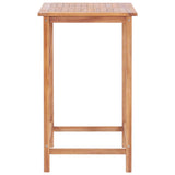 Bar Table From VidaXL 3 Piece Solid Teak Wood Bar Set | SKU: 44671 | UPC: 8718475708018
