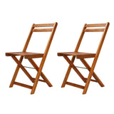 Chairs From VidaXL Solid Acacia Wood 3 Piece Folding Bistro Set N3 | SKU: 44015 | UPC: 8718475609414