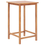 Bar Table From VidaXL 3 Piece Solid Teak Wood Bar Set | SKU: 44671 | UPC: 8718475708018