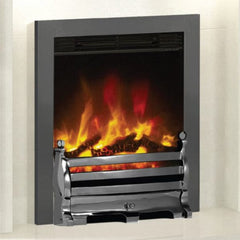 FLARE Beam Maisie 16" Inset Electric Fire In Black Nickel Finish With Black Nickel Fret