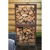 RedFire Hodr Rust Steel Firewood Storage Rack | SKU: 420303 | UPC: 8718801857441